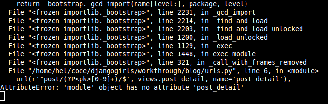 AttributeError